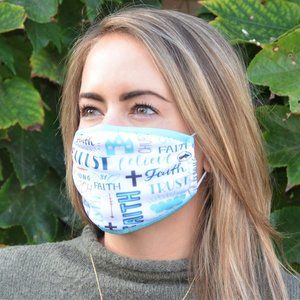 NEW! Faith Mask - Faith, Trust, Believe / Adult